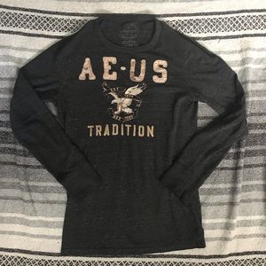 American Eagle Dark Gray Tee